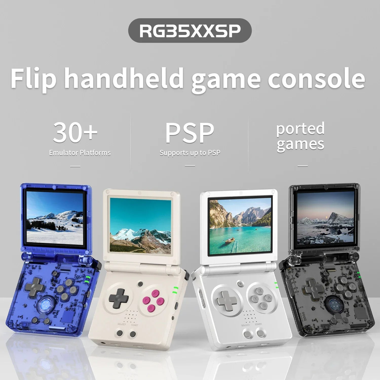 🌟Console de jeu portable rétro pliable RG35XXSP 🌟