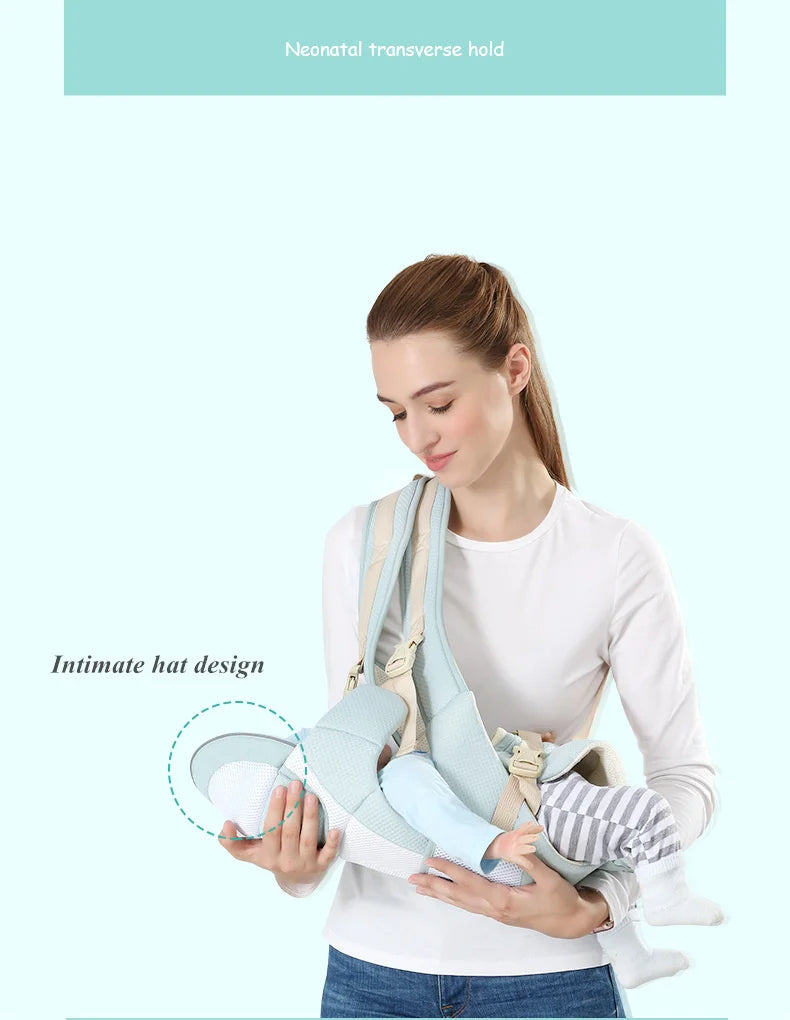 👶 Marsupio ergonomico con seduta sui fianchi: comfort per il bambino e i genitori ❤️ 