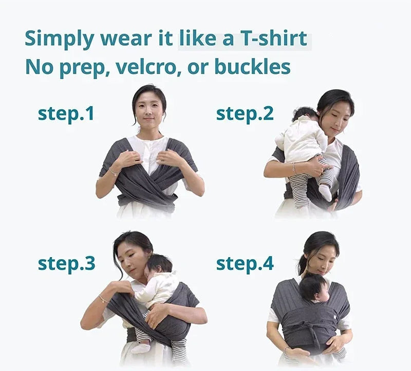 🌸 Comfort Meets Convenience: The Ergonomic Baby Carrier Wrap 🌸