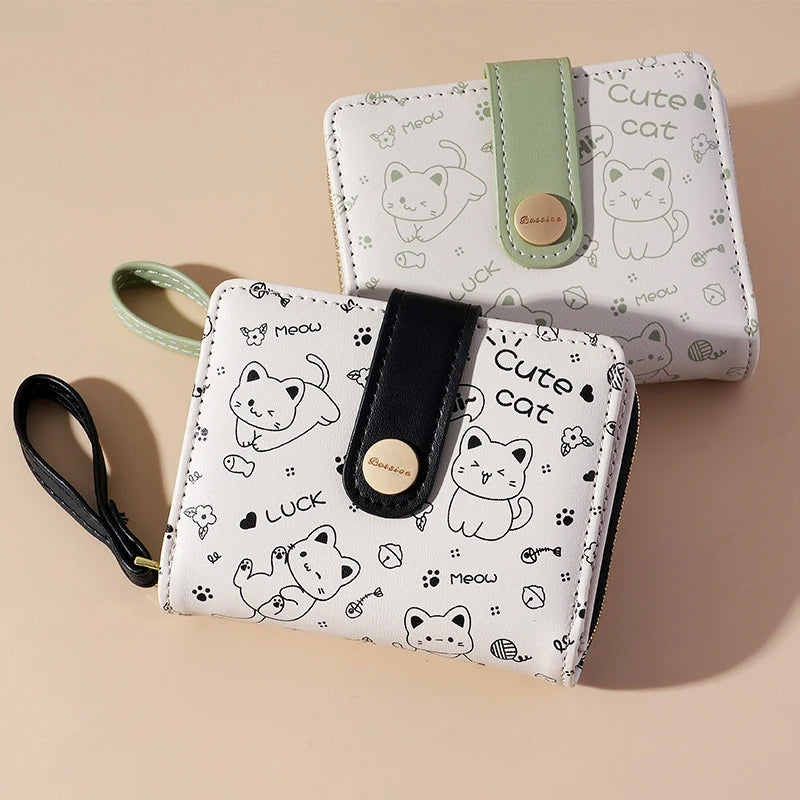 Cute Cat Wallet – Stylish & Functional!" 😺🎀