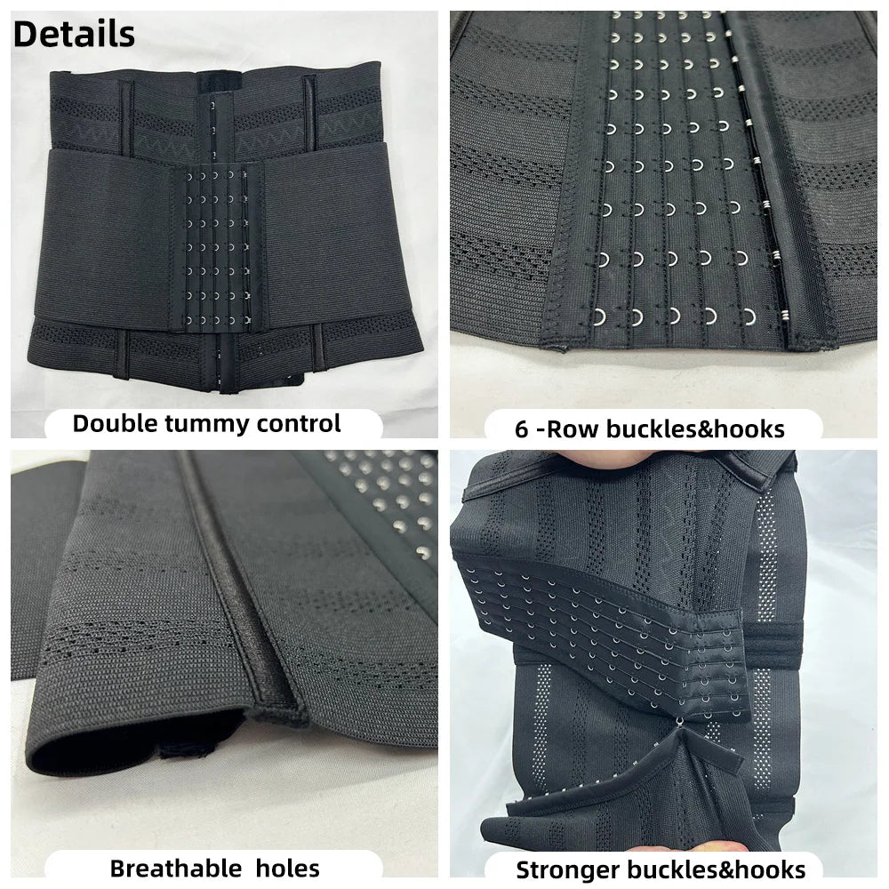 Ultimate Waist Trainer & Body Shaper: Double Tummy Control for a Slimmer, Confident You!" 💪👗