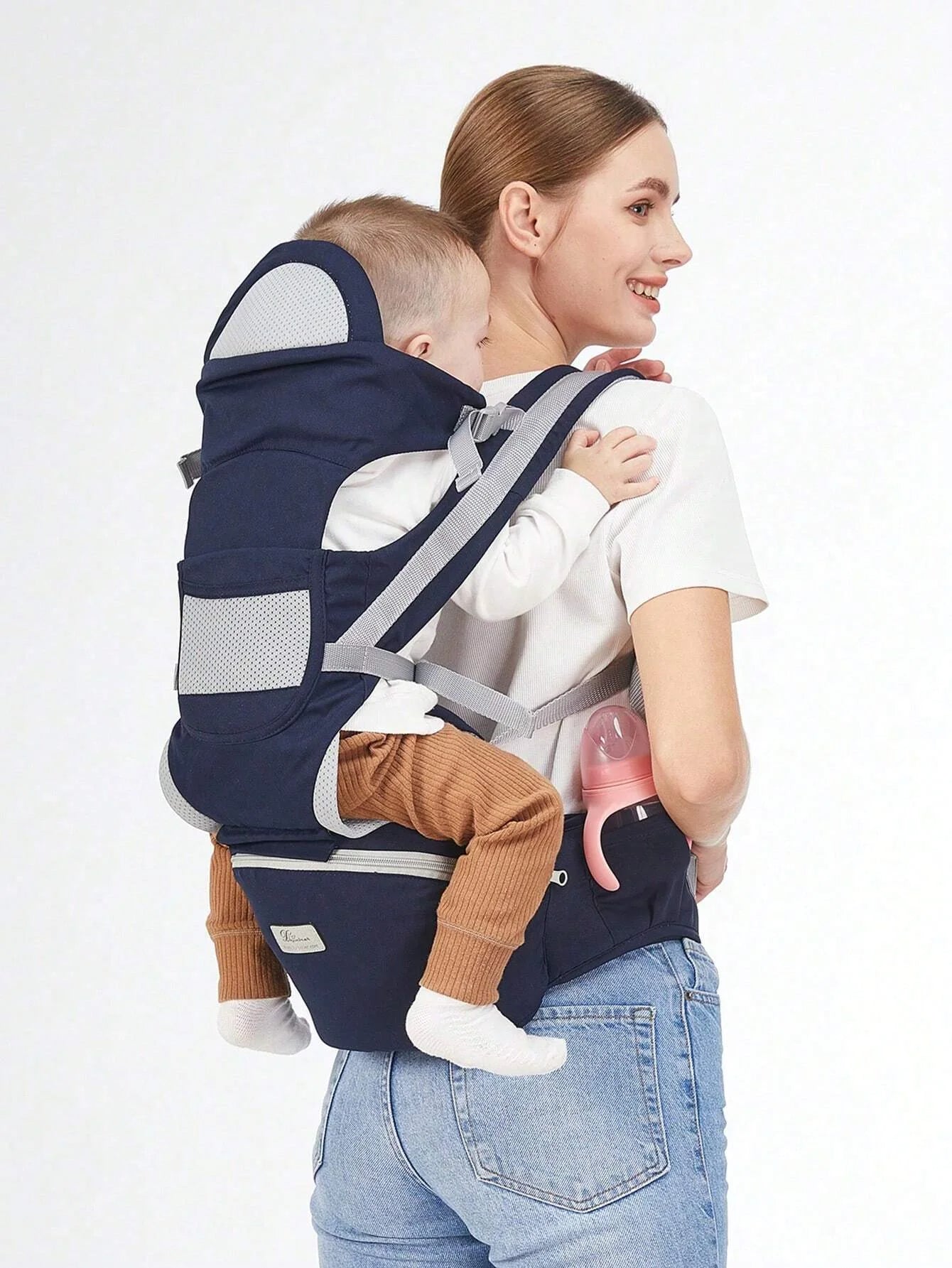 👶🏻Comfort First: marsupio ergonomico con seduta sui fianchi e design traspirante 🌟