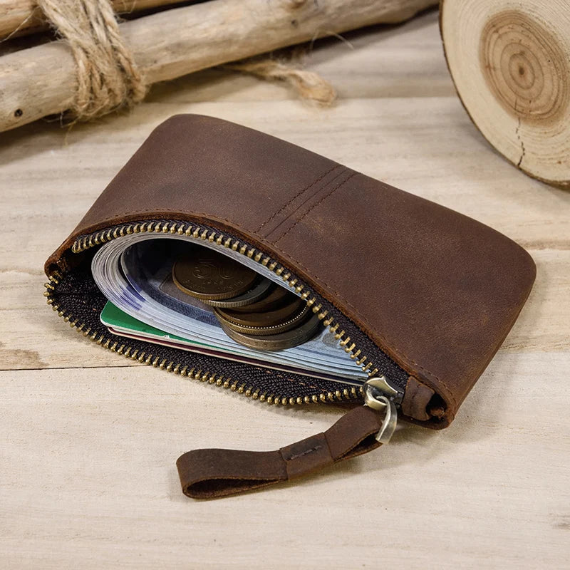 Porte-monnaie compact – Pochette en cuir élégante pour les essentiels du quotidien 🪙