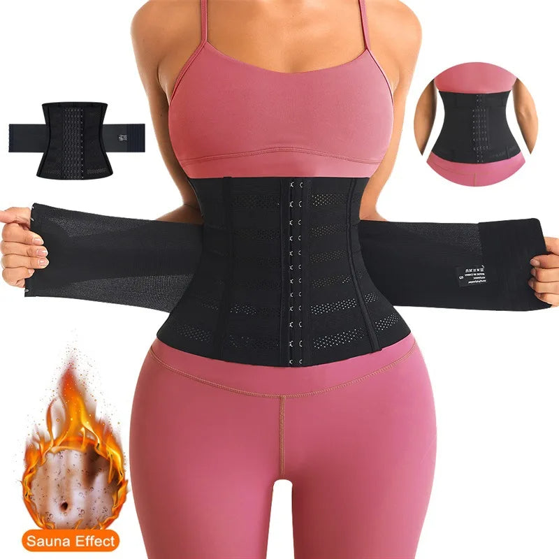 Ultimate Waist Trainer & Body Shaper: Double Tummy Control for a Slimmer, Confident You!" 💪👗