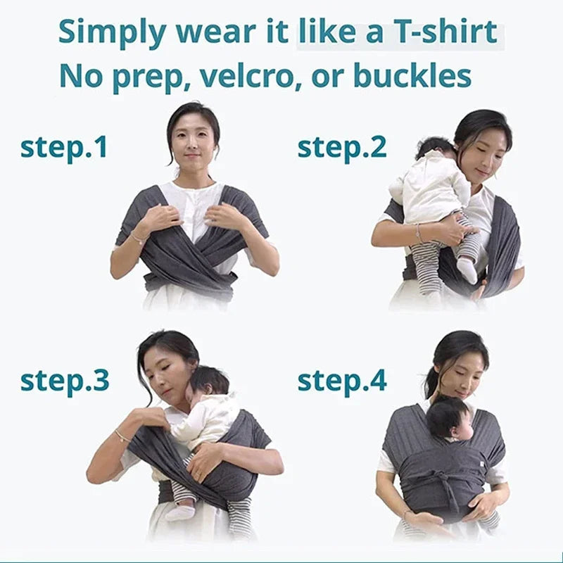 🌸 Comfort Meets Convenience: The Ergonomic Baby Carrier Wrap 🌸