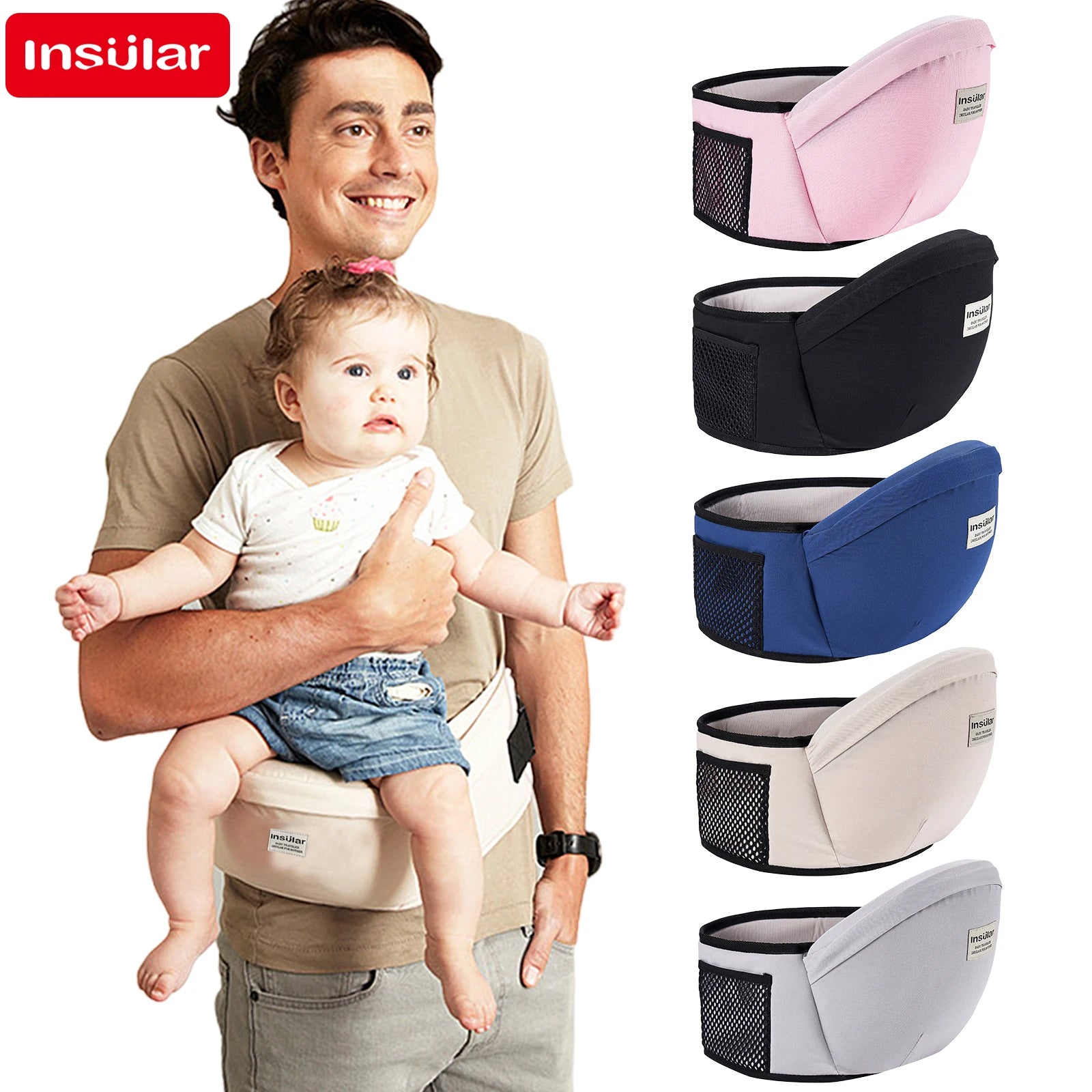 🌟 Marsupio Ultimate Baby Hip Seat: comfort e supporto per te e il tuo bambino! 🌟