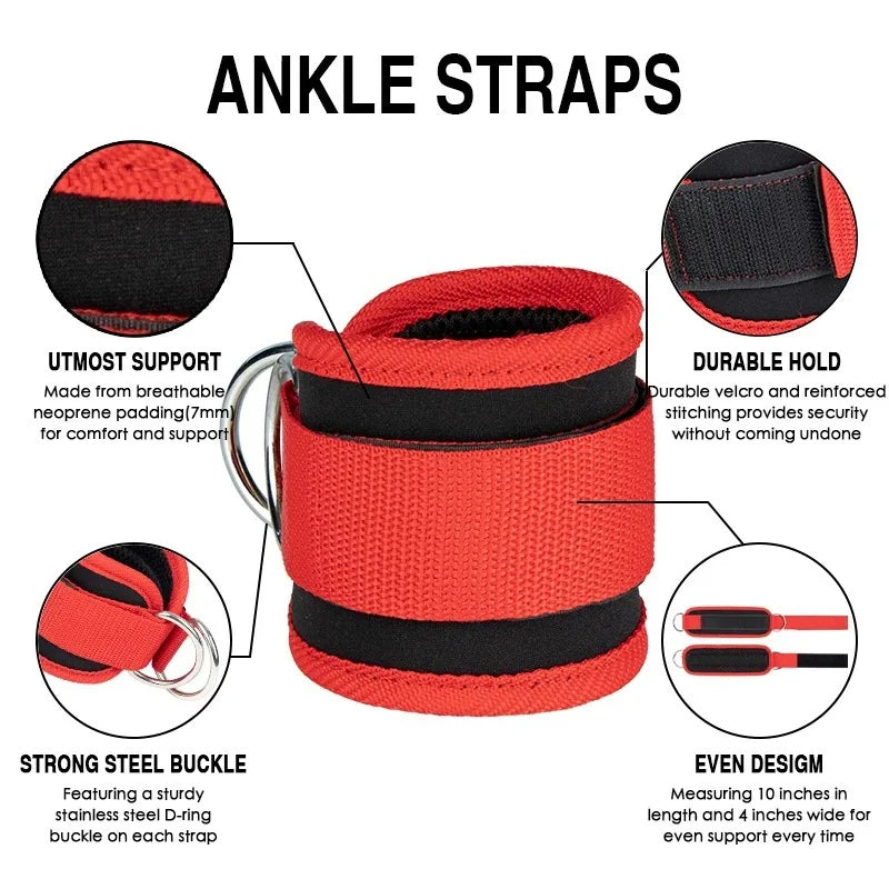 Sangles de cheville pour entraînements par câble : un compagnon de fitness polyvalent 💪🏽