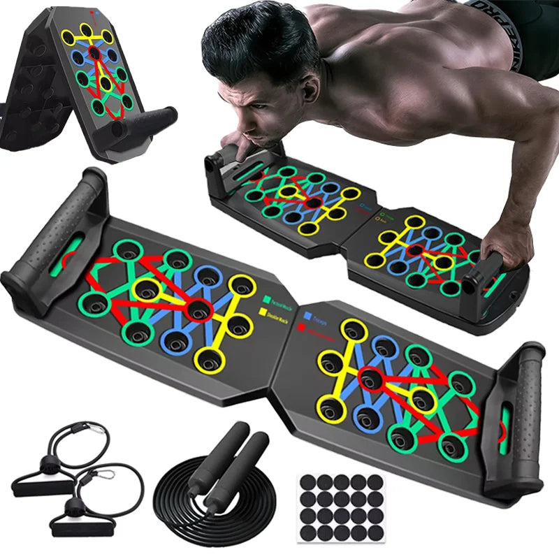 Set di flessioni multifunzionali: il tuo attrezzo fitness definitivo! 🏋️‍♂️