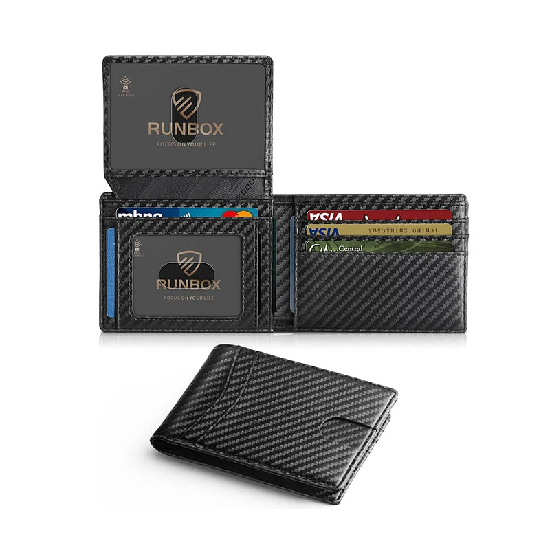 Elegant RFID-Blocking Carbon Fiber Wallet 🏷️