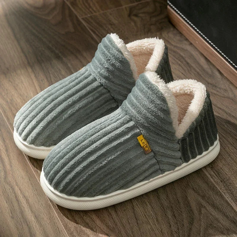 🌟 Chaleur douillette : chaussons d'hiver en peluche pour hommes et femmes 🌟