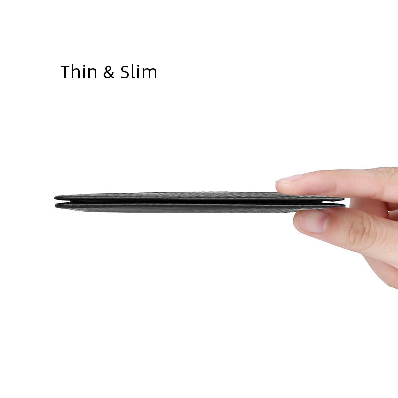 Sleek & Slim: The Minimalist Leather Card Holder for Modern Men