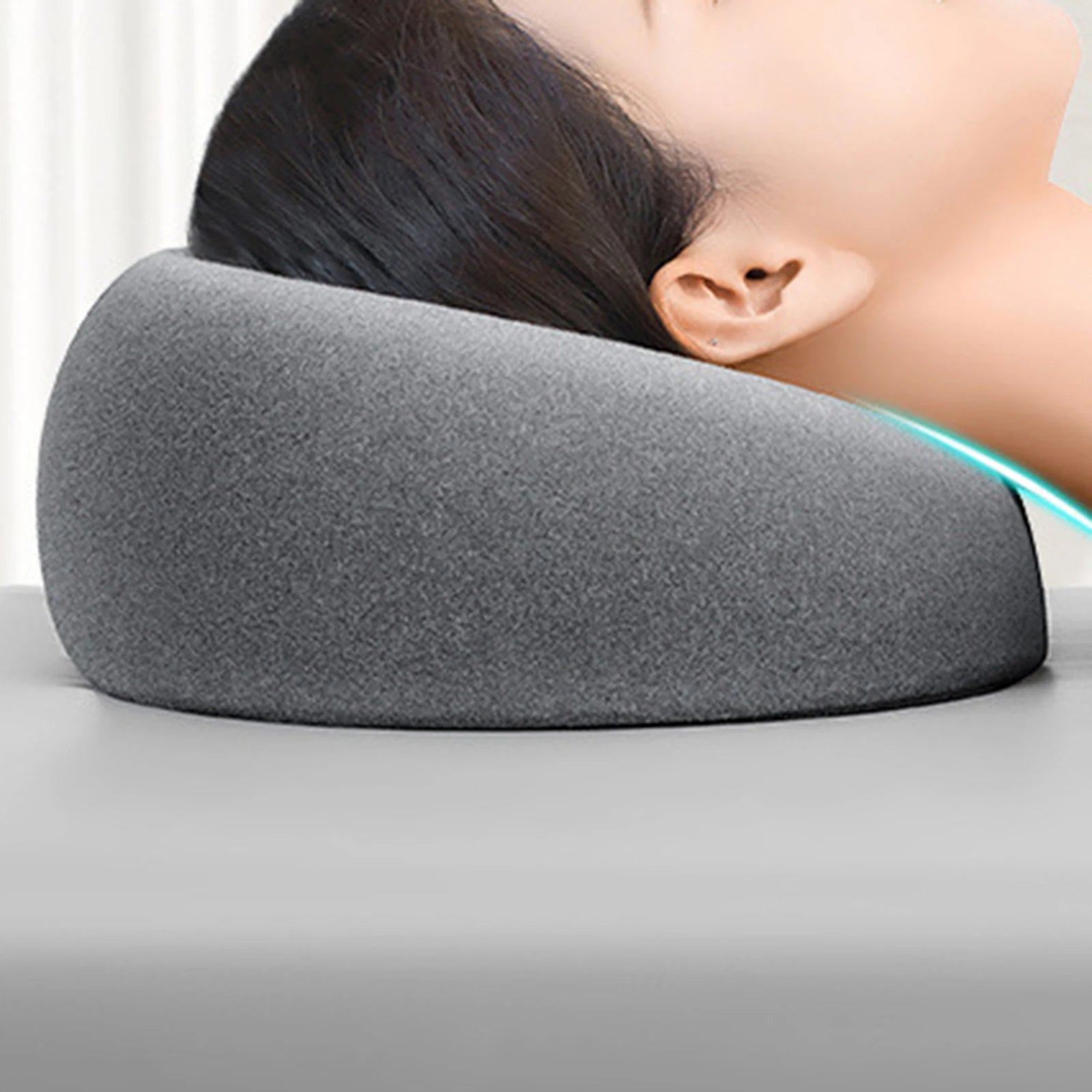 Comfort del sonno: cuscino ergonomico in memory foam con rivestimento a faccia in giù per il massimo riposo e relax