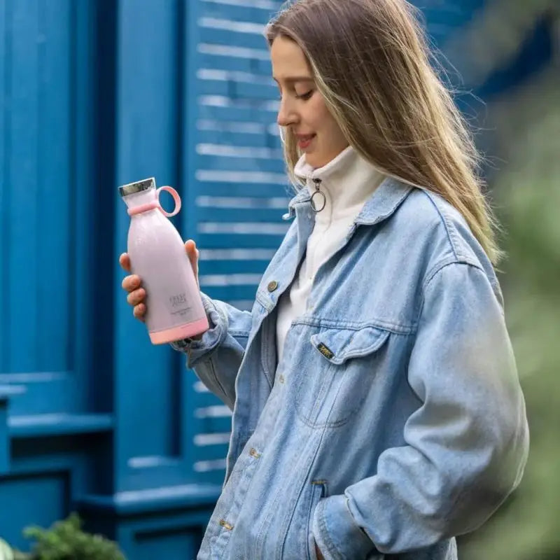 Spremiagrumi automatico portatile USB: succo fresco ovunque e in qualsiasi momento! 🍊🍓