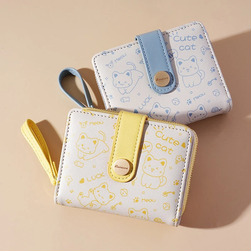 Cute Cat Wallet – Stylish & Functional!" 😺🎀