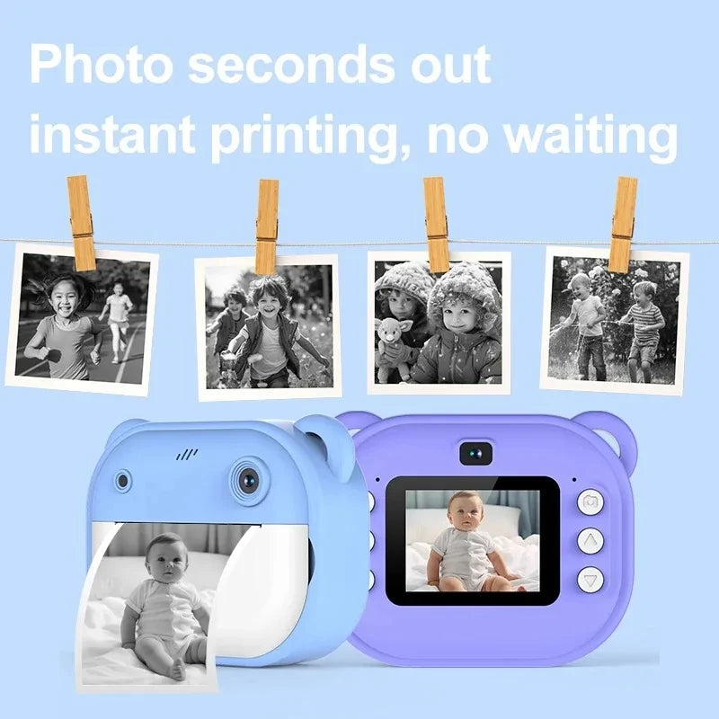 Snap &amp; Print Buddy : Appareil photo numérique à impression instantanée pour enfants