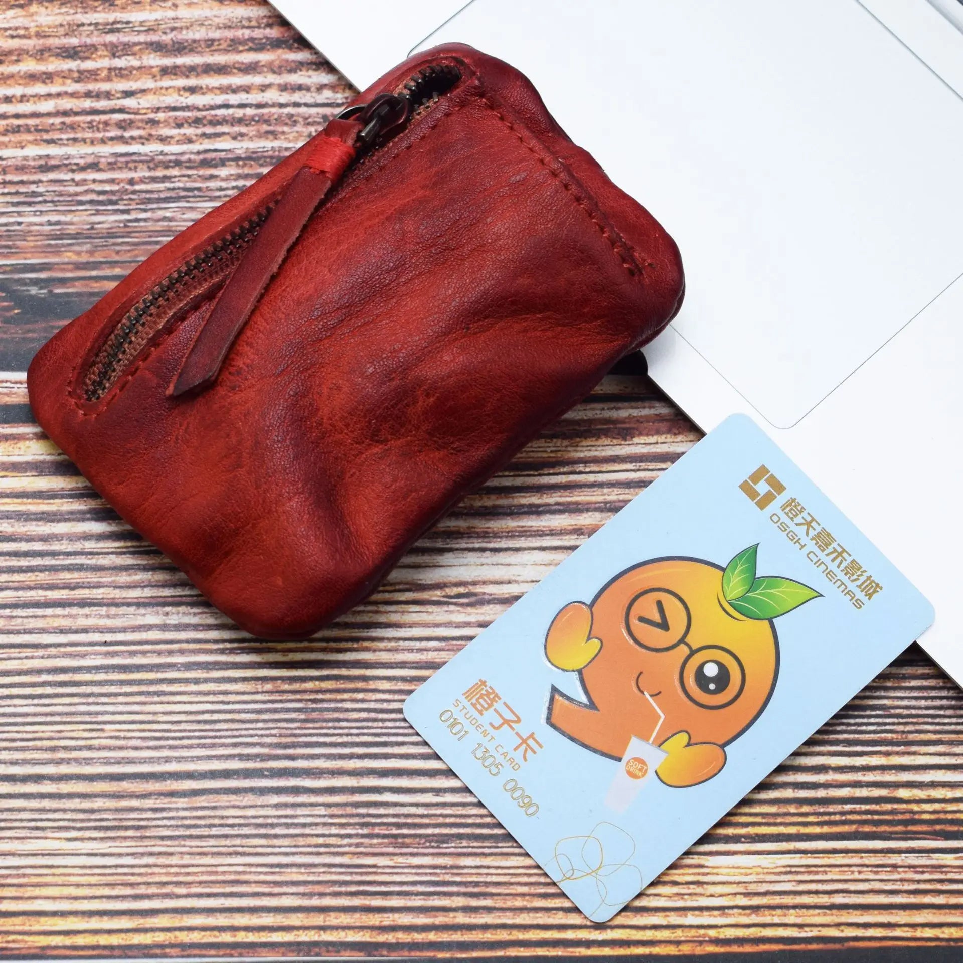 🧳 Timeless Vintage Leather Coin Pouch - Elegance Meets Practicality