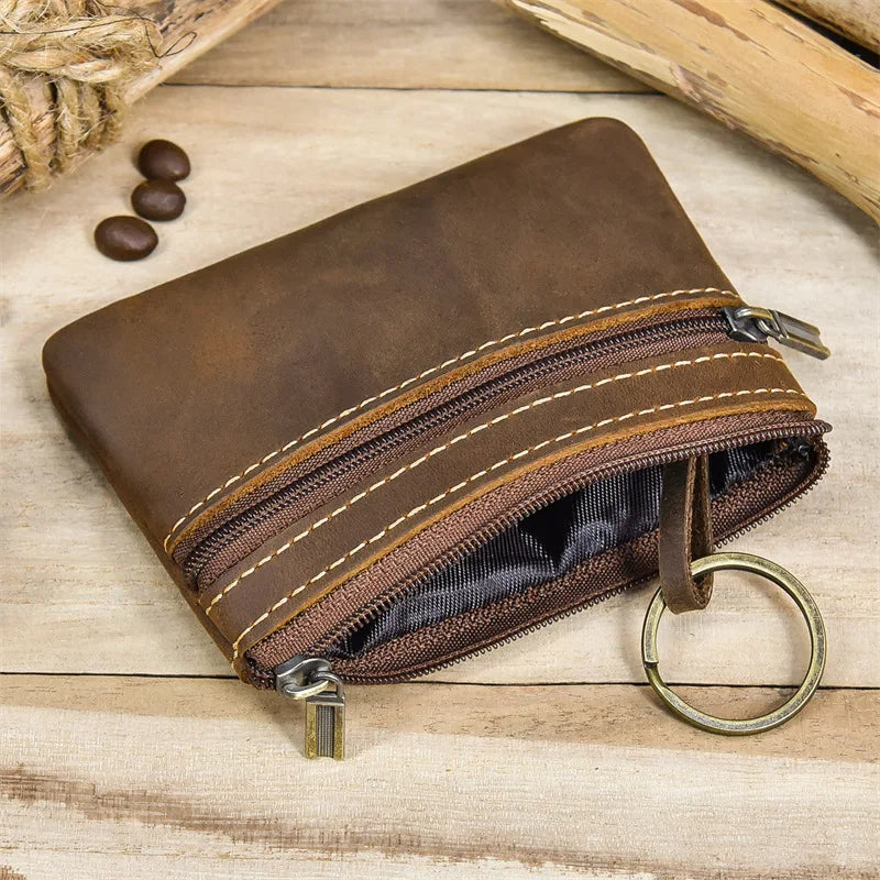 Porte-monnaie compact – Pochette en cuir élégante pour les essentiels du quotidien 🪙