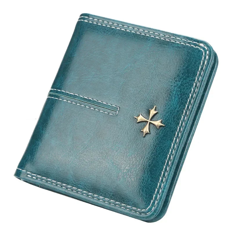 🌟 Elegance Meets Functionality – Stylish Women's PU Leather Coin Purse with Keychain Accent