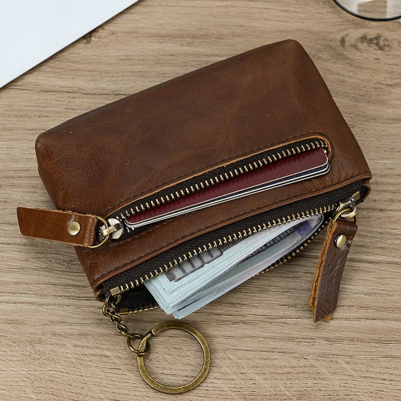 Porte-monnaie compact – Pochette en cuir élégante pour les essentiels du quotidien 🪙