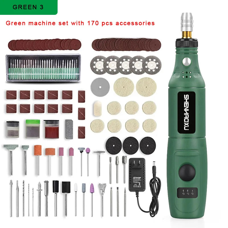 🔧 Ensemble d'outils rotatifs électriques multifonctions ultimes 100 V-240 V ⚙️