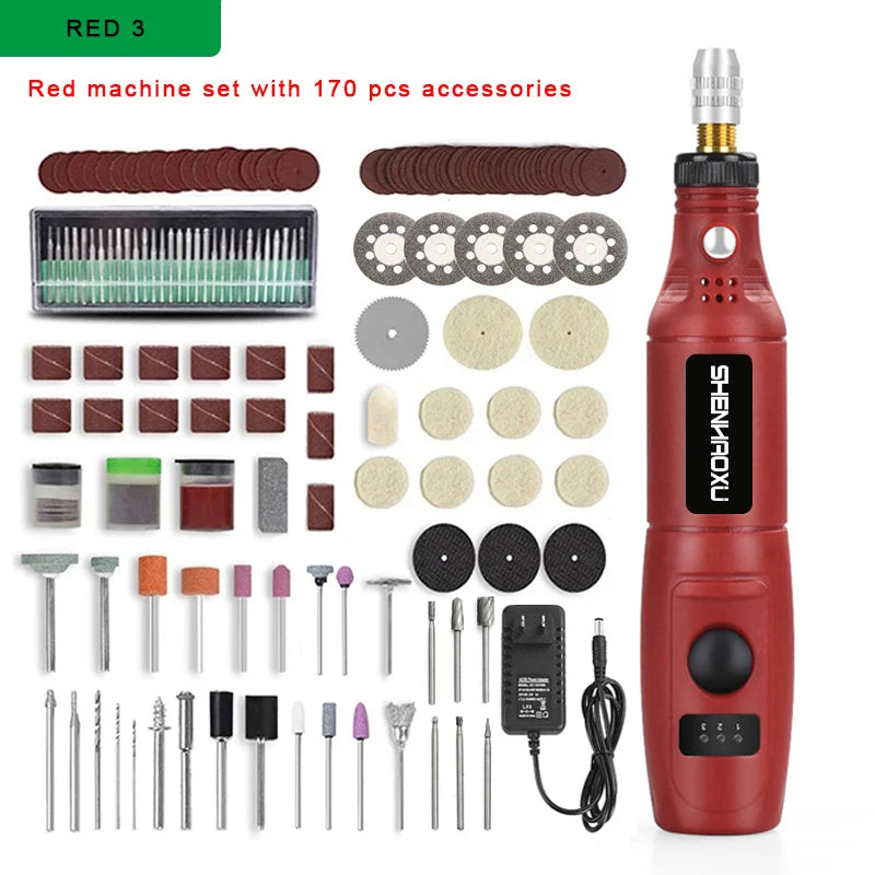 🔧 Ensemble d'outils rotatifs électriques multifonctions ultimes 100 V-240 V ⚙️