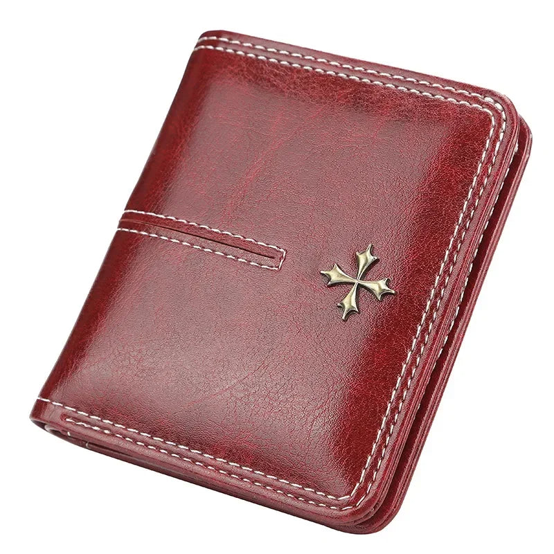 🌟 Elegance Meets Functionality – Stylish Women's PU Leather Coin Purse with Keychain Accent